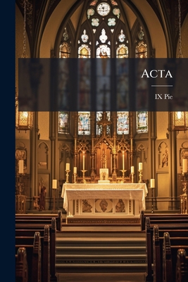 Acta [Italian] 1179367812 Book Cover