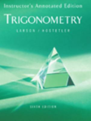 Trigonometry Iae 6ed 0618317961 Book Cover