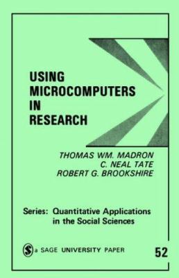 Using Microcomputers in Research 0803924577 Book Cover