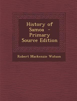 History of Samoa 1295819813 Book Cover