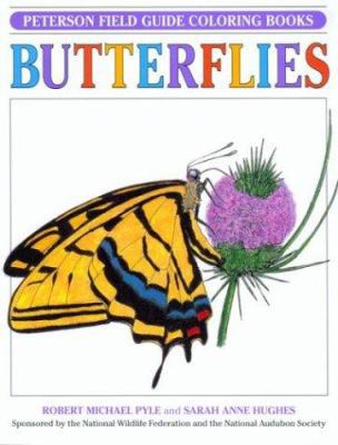 Pfg Coloring Bk Butterflies 0395346754 Book Cover