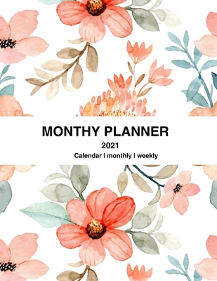 2021 monthly Planner - Pretty Simple Planners -... B092PCW8RZ Book Cover