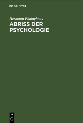 Abriss Der Psychologie [German] 3112668057 Book Cover