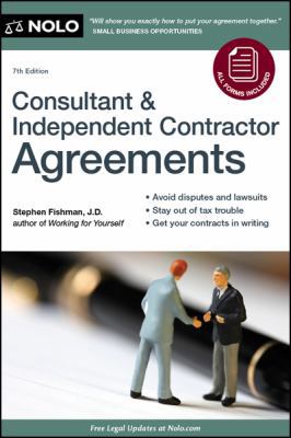 Consultant & Independent Contractor Agreements 1413316522 Book Cover