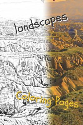 Landscape Coloring Pages: Beautiful Landscapes ... 109052384X Book Cover