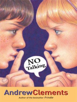 No Talking [Large Print] 1410402940 Book Cover