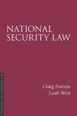 National Security Law, 2/E 1552215512 Book Cover