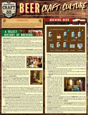 Beer - Craft & Culture: Quickstudy Laminated Re... 1423234669 Book Cover
