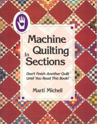 Paperback Marti Michell More Machine Quilting in Sections Book