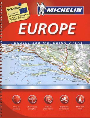 Michelin Europe Tourist and Motoring Atlas 2067129953 Book Cover