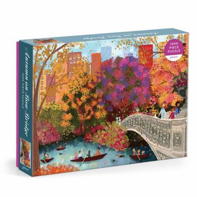 Joy Laforme Autumn on Bow Bridge 1000 Piece Puzzle 0735386102 Book Cover