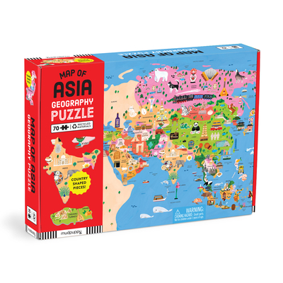 Map of Asia 70 Piece Geography Puzzle 0735376727 Book Cover
