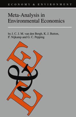 Meta-Analysis in Environmental Economics 9048148626 Book Cover