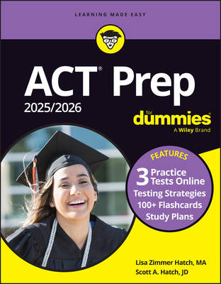 ACT Prep 2025/2026 for Dummies: Book + 3 Practi... 1394258305 Book Cover