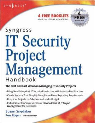 Syngress IT Security Project Management Handbook 1597490768 Book Cover