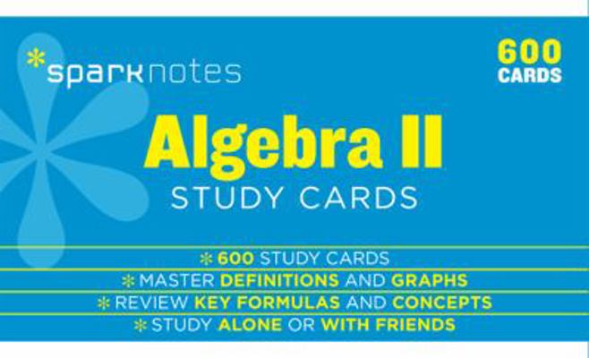 Algebra II Sparknotes Study Cards: Volume 1 1411469909 Book Cover