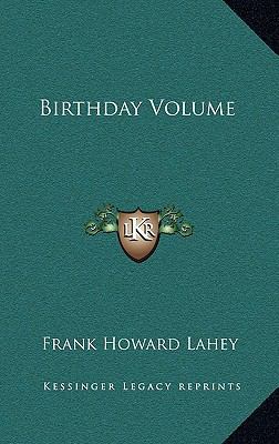 Birthday Volume 1166139492 Book Cover