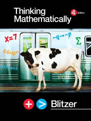 Thinking Mathematically [With CDROM] B0028I93MS Book Cover