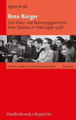 Rote Burger: Eine Milieu- Und Beziehungsgeschic... [German] 3525370326 Book Cover