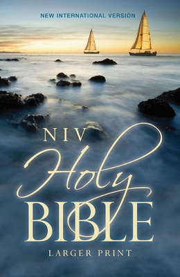 Larger Print Bible-NIV [Large Print] 1563207214 Book Cover