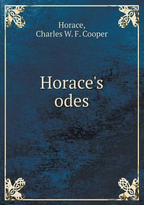 Horace's odes 551845435X Book Cover