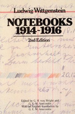 Notebooks, 1914-1916 0226904474 Book Cover