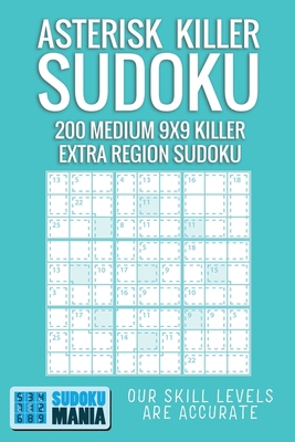 Asterisk Killer Sudoku: 200 Medium 9x9 Killer E... 1704880602 Book Cover