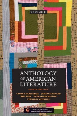 Anthology of American Literature, Volume II 0131829599 Book Cover