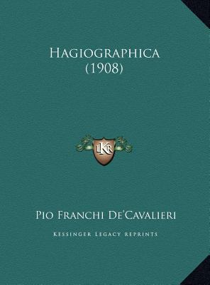 Hagiographica (1908) [Italian] 1169729509 Book Cover