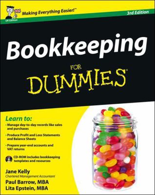 Bookkeeping For Dummies 1118346890 Book Cover