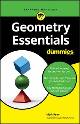 Geometry Essentials for Dummies 1119590442 Book Cover