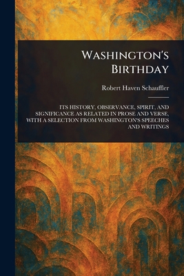 Washington's Birthday 102302456X Book Cover