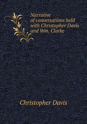 Narrative of conversations held with Christophe... 551891931X Book Cover