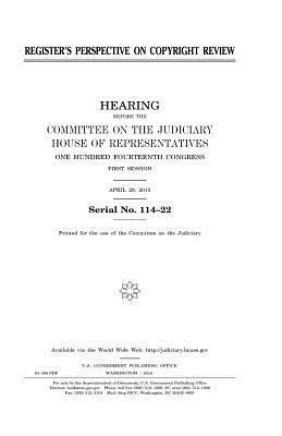 Register's perspective on copyright review 1981435875 Book Cover