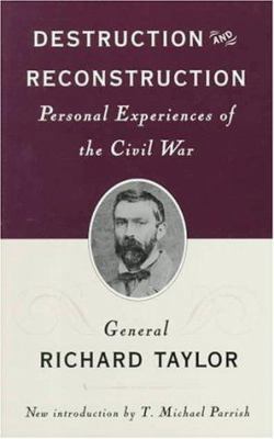 Destruction And Reconstruction 030680624X Book Cover