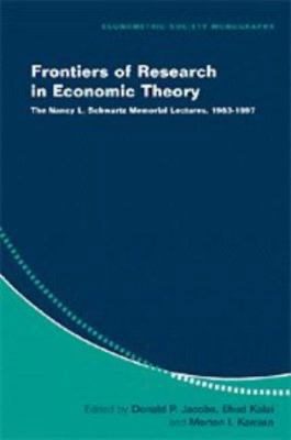 Frontiers of Research in Economic Theory: The N... B01EQ80E3E Book Cover