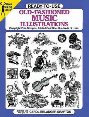 Ready-To-Use Old-Fashioned Music Illustrations 0486263053 Book Cover