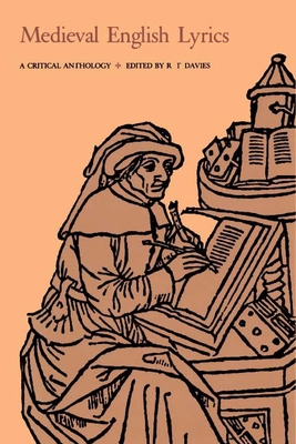 Medieval English Lyrics: A Critical Anthology 0810100754 Book Cover