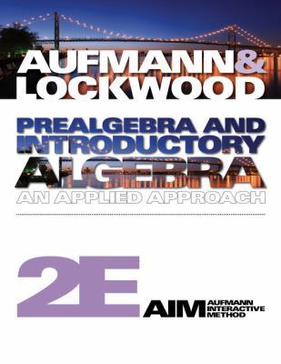 Prealgebra and Introductory Algebra: An Applied... 0840048084 Book Cover