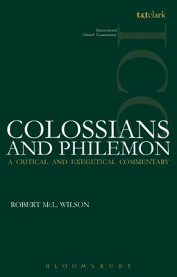 Colossians and Philemon (ICC) 0567101231 Book Cover