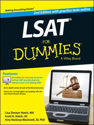 LSAT for Dummies with Access Code 1118678230 Book Cover