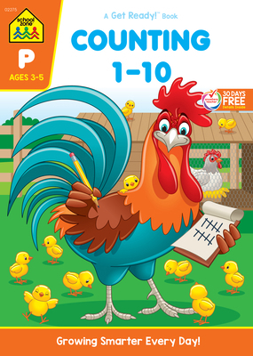 School Zone Counting 1-10 Workbook 1589473485 Book Cover
