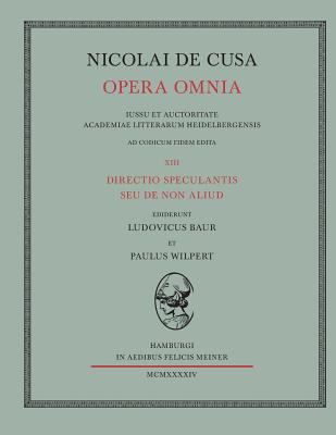 Nicolai de Cusa Opera omnia / Nicolai de Cusa O... [German] 3787325336 Book Cover