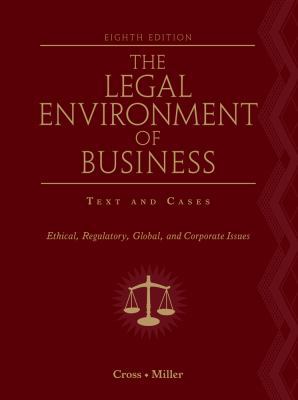 The Legal Environment of Business: Text and Cas... 0538453990 Book Cover