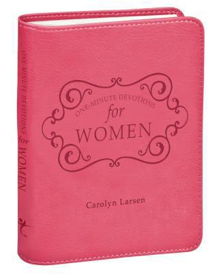 One-Minute Devotions for Women Pink Faux Leather 1432100033 Book Cover