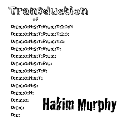 Transduction of D: e: c: o: n: s: t: r: u: c: t... 1257962507 Book Cover