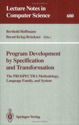 Program Development by Specification and Transf... 354056733X Book Cover