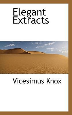 Elegant Extracts 1116365294 Book Cover