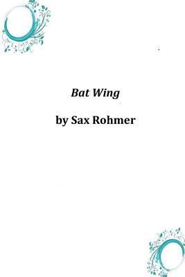 Bat Wing 1497397219 Book Cover