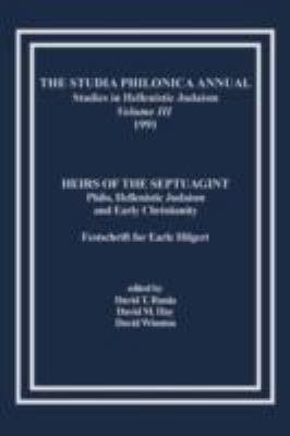 The Studia Philonica Annual, III, 1991: Heirs o... 1589833511 Book Cover